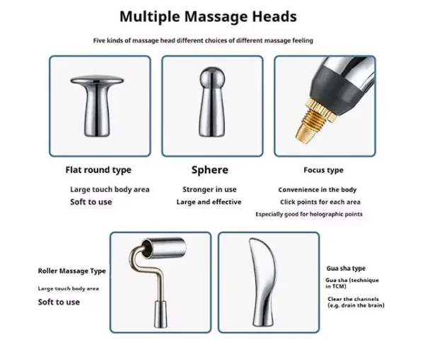 Miniatura 2 de Masajeador Lápiz Acupuntura Recargable